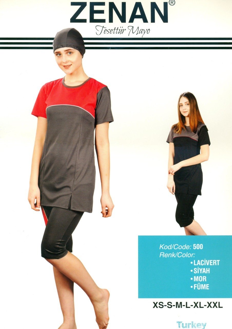 ZENAN 500 BAYAN YARIM KOL TESETTÜR MAYO