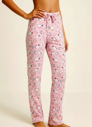 Dondeza 5085 (2XL-3XL) Bayan Tek Alt Pijama 6'lı