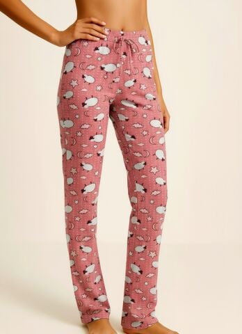 Dondeza 5085 (2XL-3XL) Bayan Tek Alt Pijama 6'lı