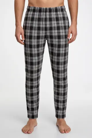 Alperi 72-26-1 (M-L-XL-XXL) Ekoseli Cepli Erkek Tek Alt 4'lü