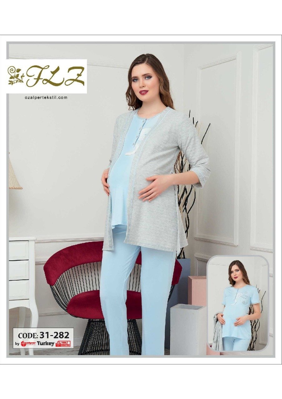 Flz 31-282 3'lü Bayan Modal Pijama Takım