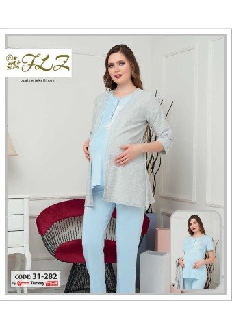 Flz 31-282 3'lü Bayan Modal Pijama Takım