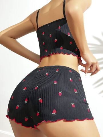 NIGHTLIGHT 3798 Erotik Şortlu Takım (S-M-L-XL)