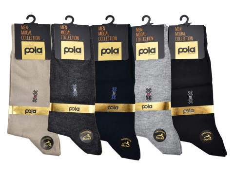 Pola 1622 Parfümlü Yazlık Dikişsiz Modal Erkek Çorap 12'li