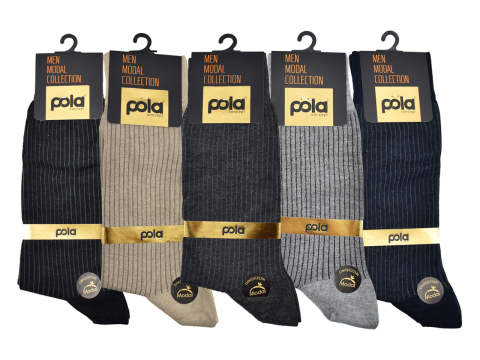 Pola 1625 Parfümlü Yazlık Dikişsiz Modal Erkek Çorap 12'li
