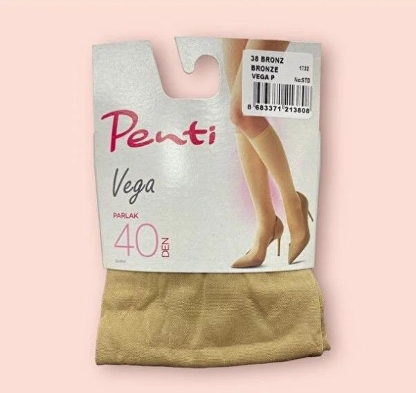 Penti Vega Bayan Pantolon Çorap 12'li BRONZ(38) - STANDART