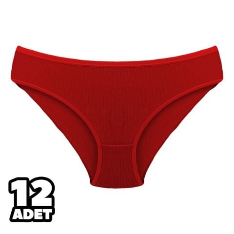 Dondeza 159 Viskon Fitilli Raporlu Bayan Bikini 12'li