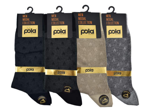 Pola 1626 Parfümlü Yazlık Dikişsiz Modal Erkek Çorap 12'li