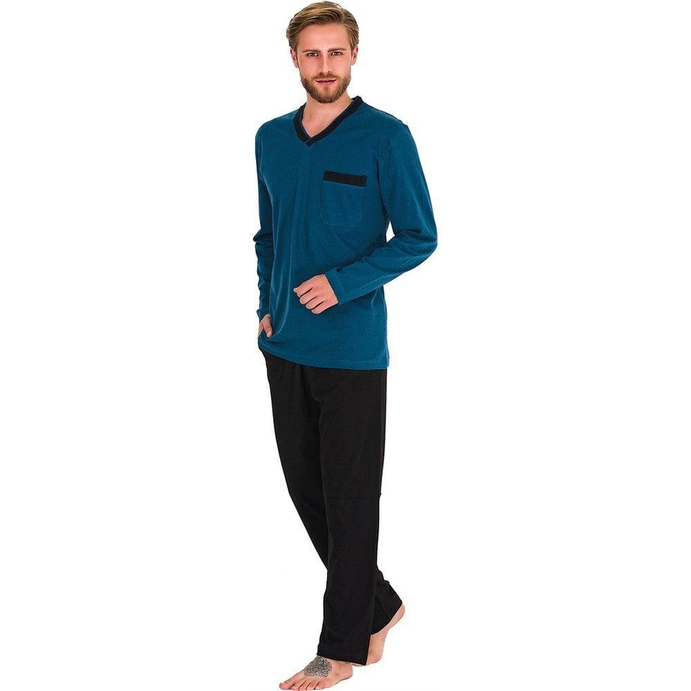 Güneş 5417 Uzun Kol Mevsimlik Erkek Pijama Takımı