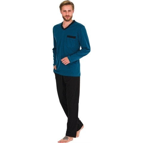 Güneş 5417 Uzun Kol Mevsimlik Erkek Pijama Takımı