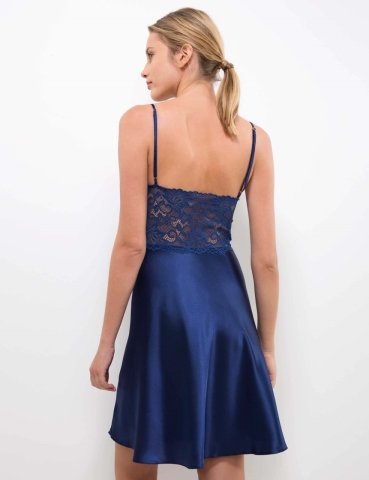 Pierre Cardin 627 Saten Gecelik PUDRA - M