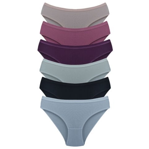 Byou Life (L-XL-2XL) Penye Soft Fitilli Bayan Külot 12'li