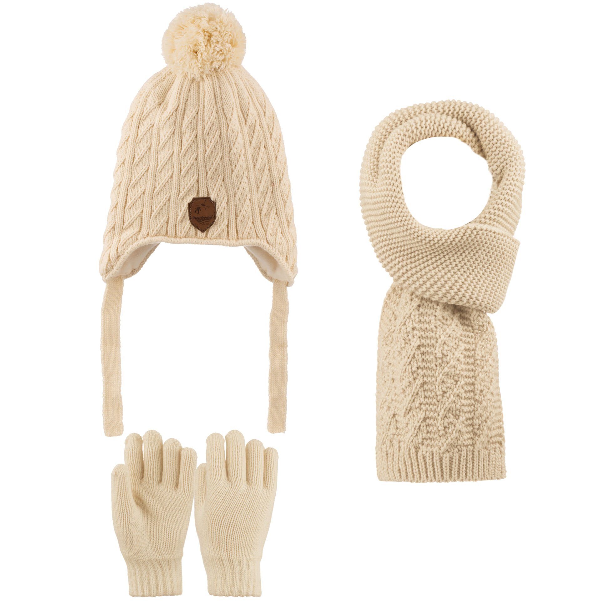 Kitti P-K25170-10 (4-8) Yaş Erkek Çocuk Şapka Atkı Eldiven Takım 6'lı