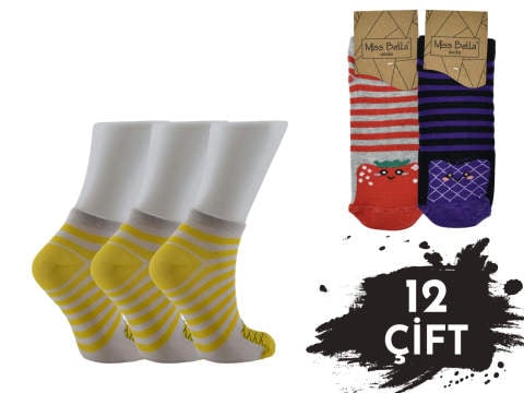 Miss Bella Bayan Penye Patik 12'li