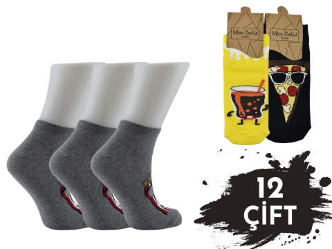 Miss Bella Bayan Penye Patik 12'li