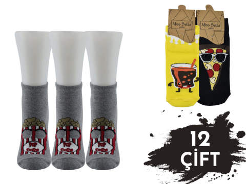 Miss Bella Bayan Penye Patik 12'li