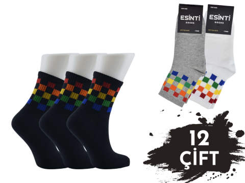 Esinti 32 Bayan Kolej Çorap 12'li