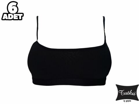 Tutku 0847 Kız Çocuk Pedli Alıştırma Sütyen 6'lı