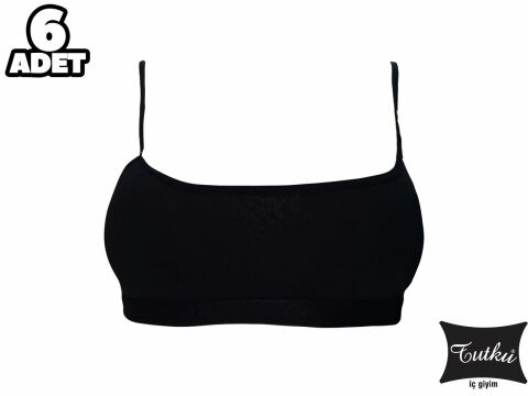 Tutku 0847 Kız Çocuk Pedli Alıştırma Sütyen 6'lı
