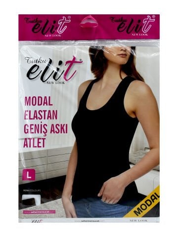 Tutku Elit 2002 Modal Elestan Bayan Geniş Askılı Atlet GRİ - L