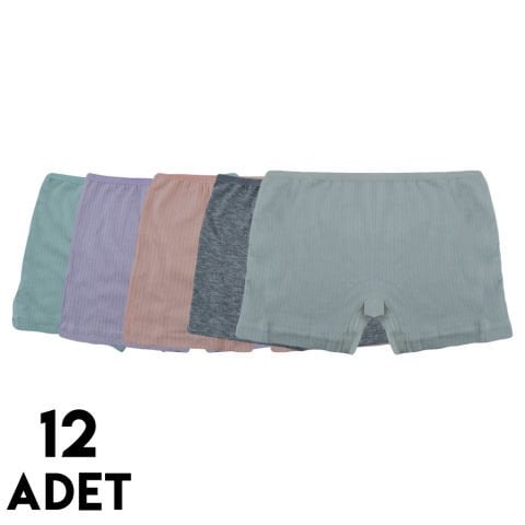 İntimo 2543 Raporlu Kız Çocuk Boxer 12'li