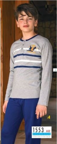 Elsima 1553 Garson Boy Erkek Çocuk Pijama Takımı