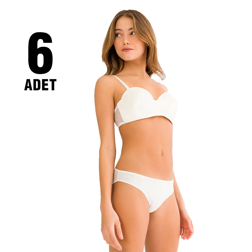 Cansoy 310 Dolgulu Lotus Kap Bayan Sütyen Takım 6'lı