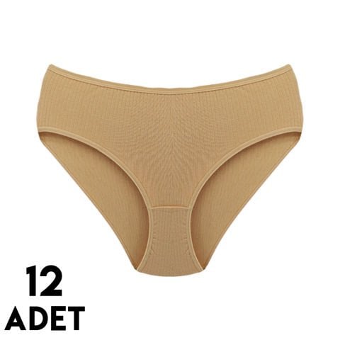 İntimo 2702 (L-XL) Raporlu Biyeli Bayan Külot 12'li