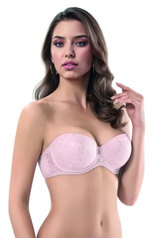 Le Jardin 7040 B Cup Balenli Destekli Straplez Bayan Sütyen