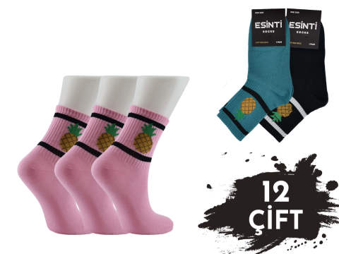 Esinti Bayan Kolej Çorap 12'li