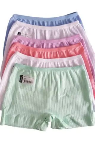 Tutku 0853 Pandora Kız Çocuk Boxer Şort 6'lı