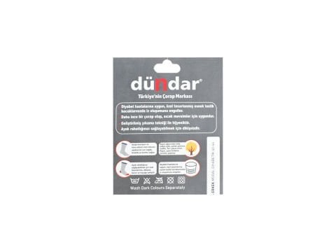 Dündar Dikişsiz Yıkamalı Kokulu Erkek Modal Diyabetik Şeker Çorabı 12'li