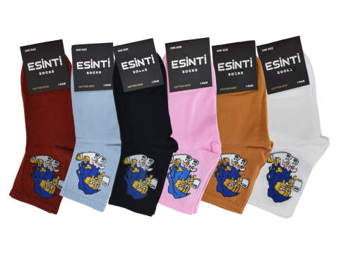 Esinti Bayan Kolej Çorap 12'li