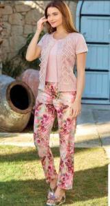 Dowry 15-94 3'lü Modal Bayan Pijama Takım