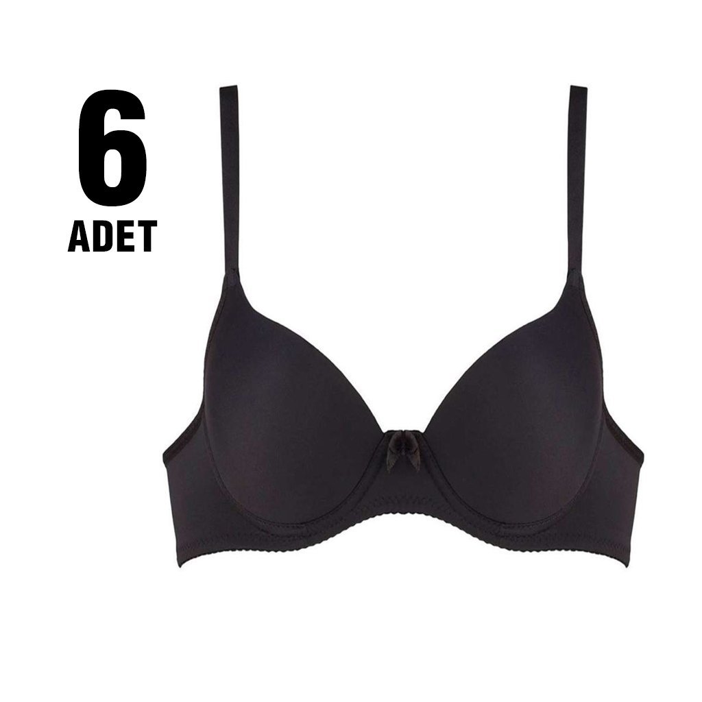 Cansoy 166 Klasik Dolgulu Bayan Sütyen 6'lı