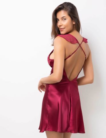 Pierre Cardin 4240 Saten Sabahlık Gecelik Takımı