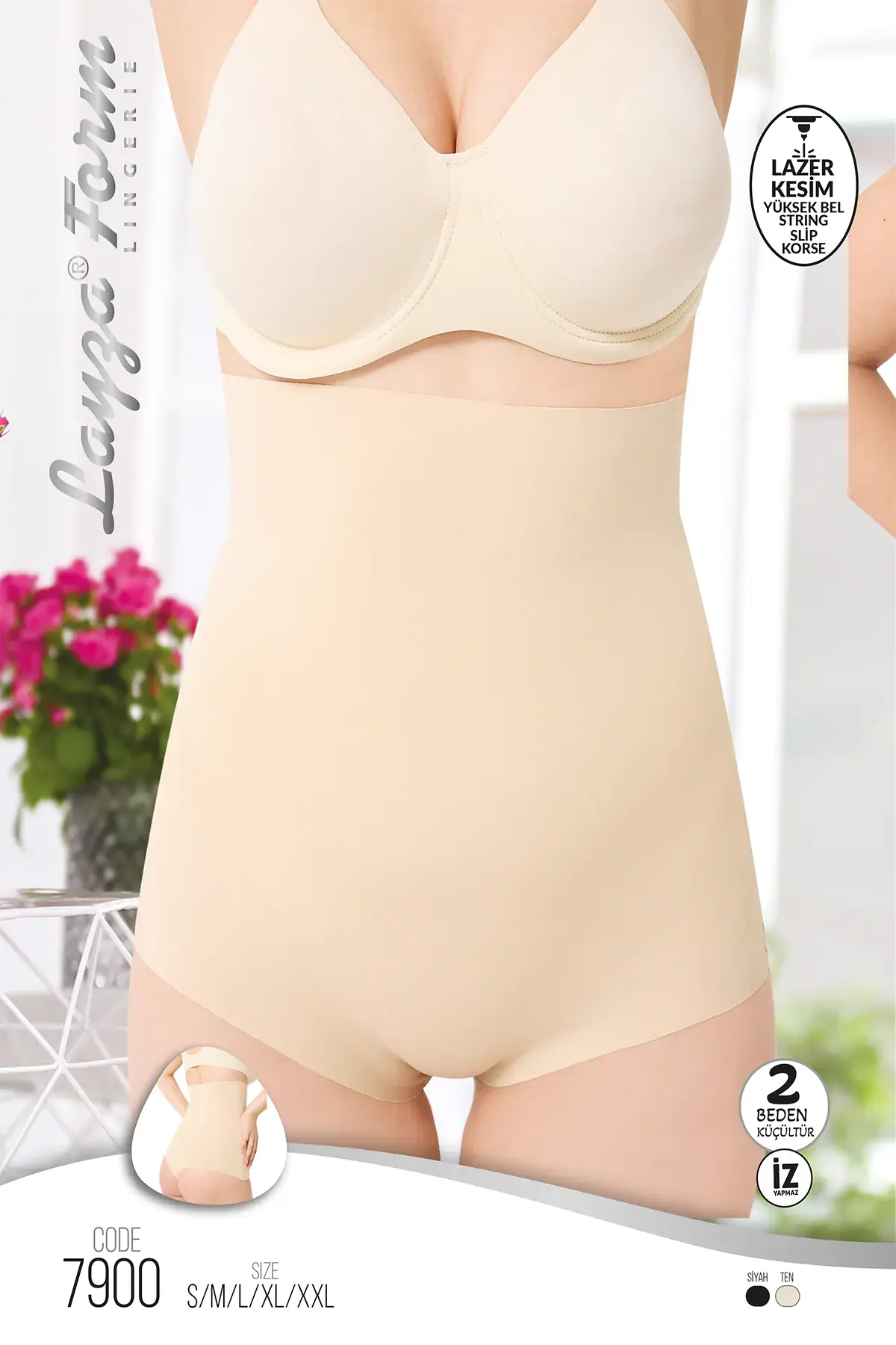 Liza 7900 Yüksek Bel String Slip Korse