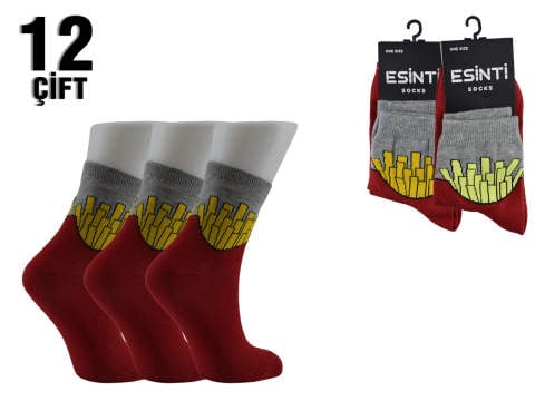 Esinti Bayan Kolej Çorap 12'li