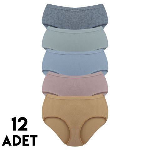 İntimo 2701 (L-XL-XXL) Raporlu Bayan Bato 12'li