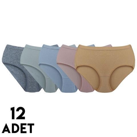 İntimo 2701 (L-XL-XXL) Raporlu Bayan Bato 12'li