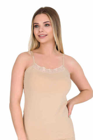 Berrak 2126 Dantelli İp Askılı Bayan Elestan Atlet