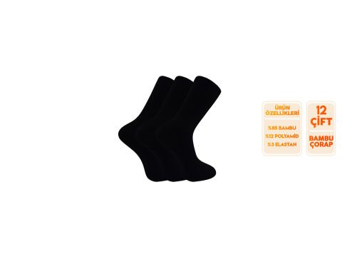 Esinti 25-1 Dikişsiz Kokulu Erkek Bambu Soket 12'li