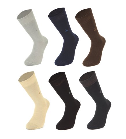 Mısırlı 1212 Bambu Dikişsiz Erkek Çorap 6'lı