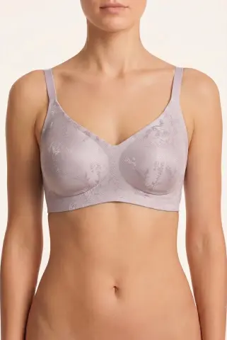 Layza 1281 (M-L-XL-XXL) Lazer Kesim Hayalet Dikişsiz Bayan Sütyen 6'lı