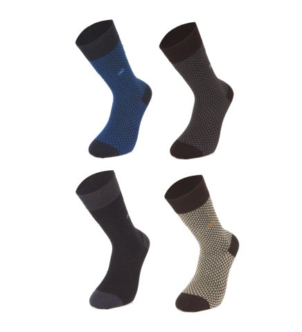 Mısırlı 1214 Bambu Dikişsiz Erkek Çorap 6'lı