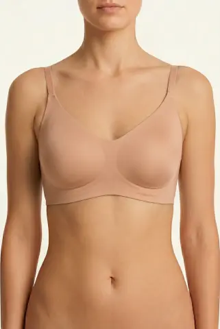 Layza 844 (M-L-XL-XXL) Lazer Kesim Hayalet Dikişsiz Bayan Sütyen 6'lı