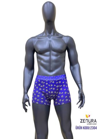 Zenura 2304 Dijital Baskı Erkek Boxer