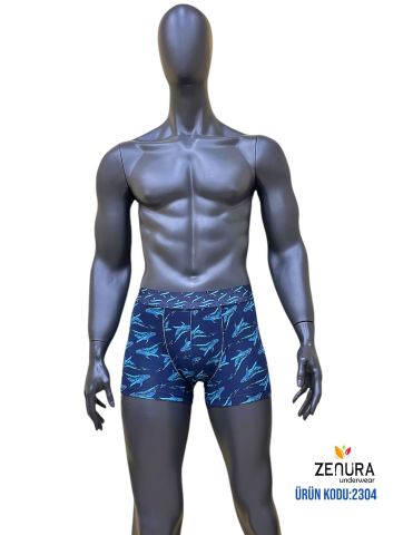 Zenura 2304 Dijital Baskı Erkek Boxer