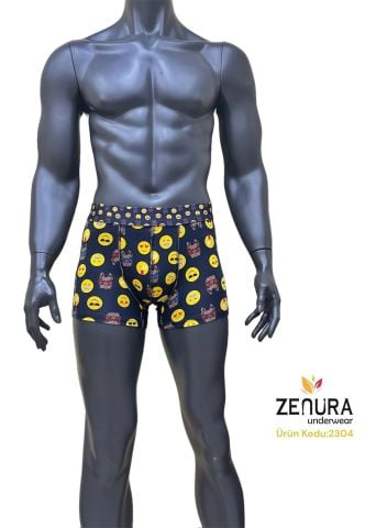 Zenura 2304 Dijital Baskı Erkek Boxer 12'li