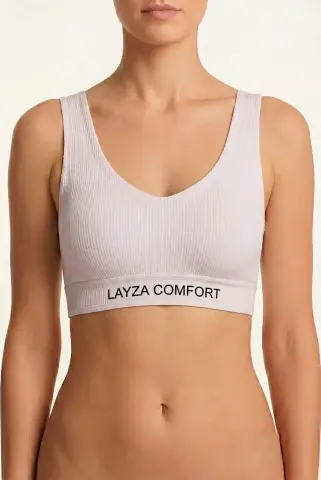 Layza 8202 (M-L-XL-XXL) Lazer Kesim Hayalet Dikişsiz Bayan Sütyen 6'lı